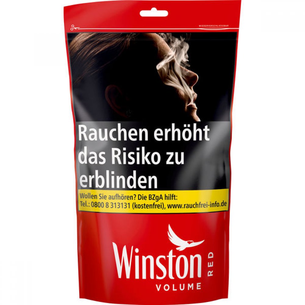 Zigarettentabak G Beutel Winston Rot Tabak