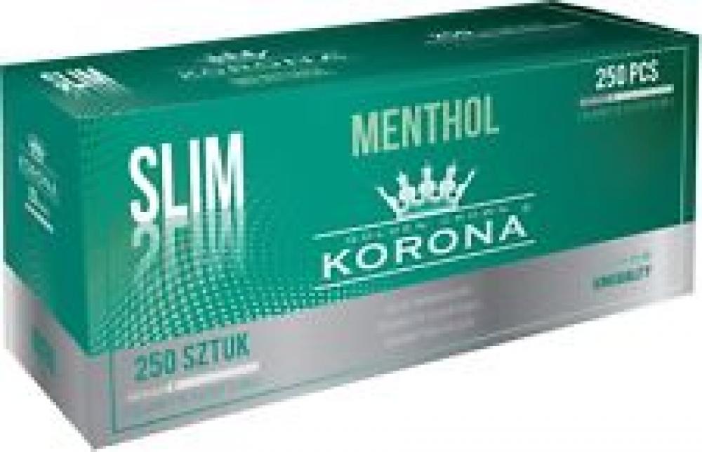 https://www.tabaklager.de/pic/Zigarettenhuelsen-Korona-250er-SLIM-Menthol.1253a.jpg